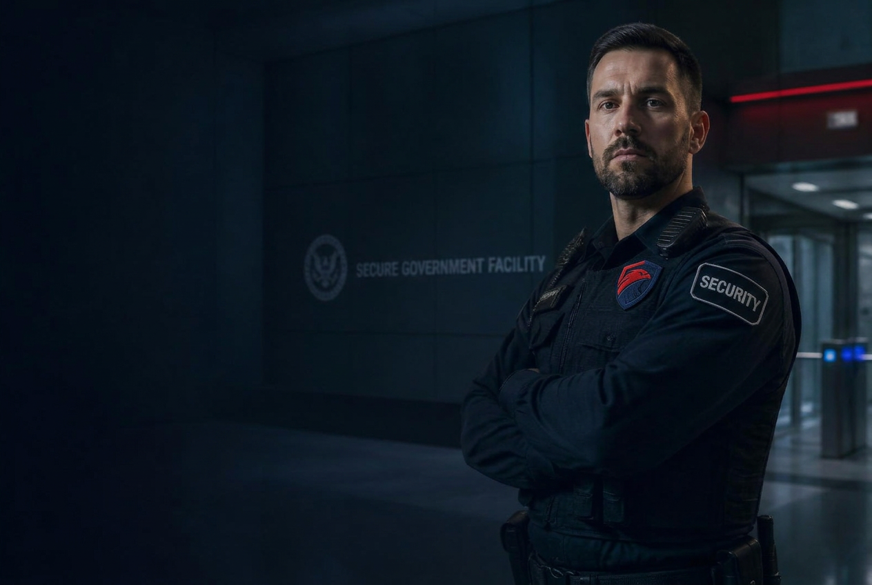 Colloquy security officer at a secure government facility
